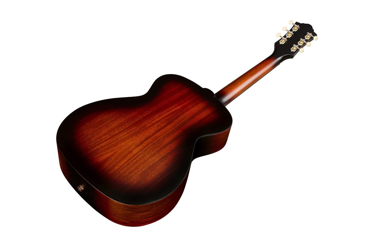 Đàn guitar acoustic điện Guild M-20E màu Vintage Sunburst – mặt lưng toàn thân
