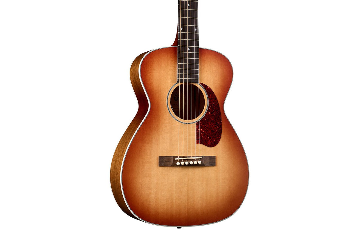 Đàn guitar acoustic điện Guild M-40E Standard màu Pacific Sunset Burst – cận thùng đàn mặt trước