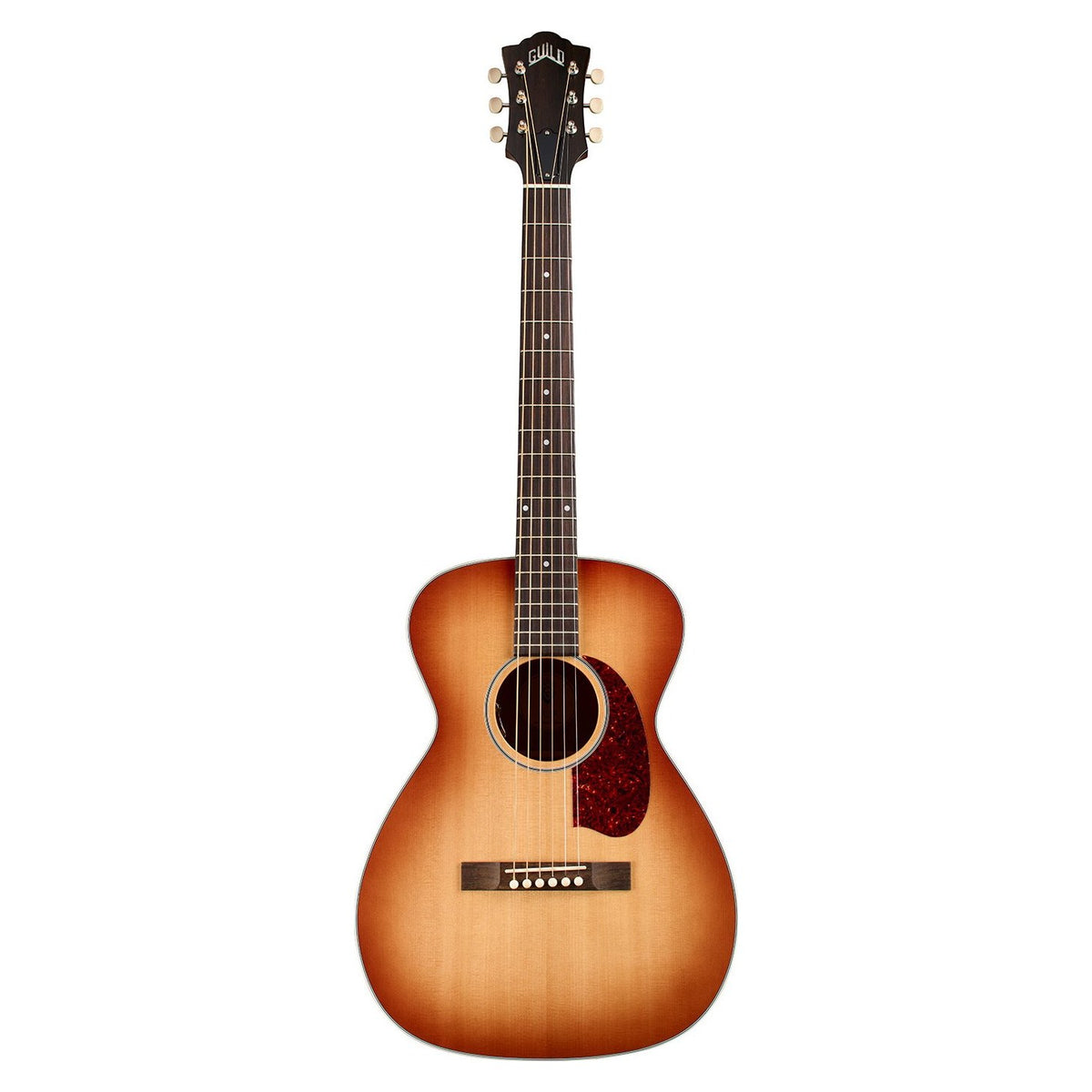 Đàn guitar acoustic điện Guild M-40E Standard màu Pacific Sunset Burst – mặt trước toàn thân