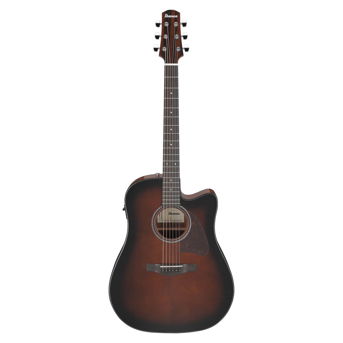 Đàn guitar acoustic điện Ibanez AAD51CE màu Dark Violin Sunburst High Gloss – mặt trước toàn thân