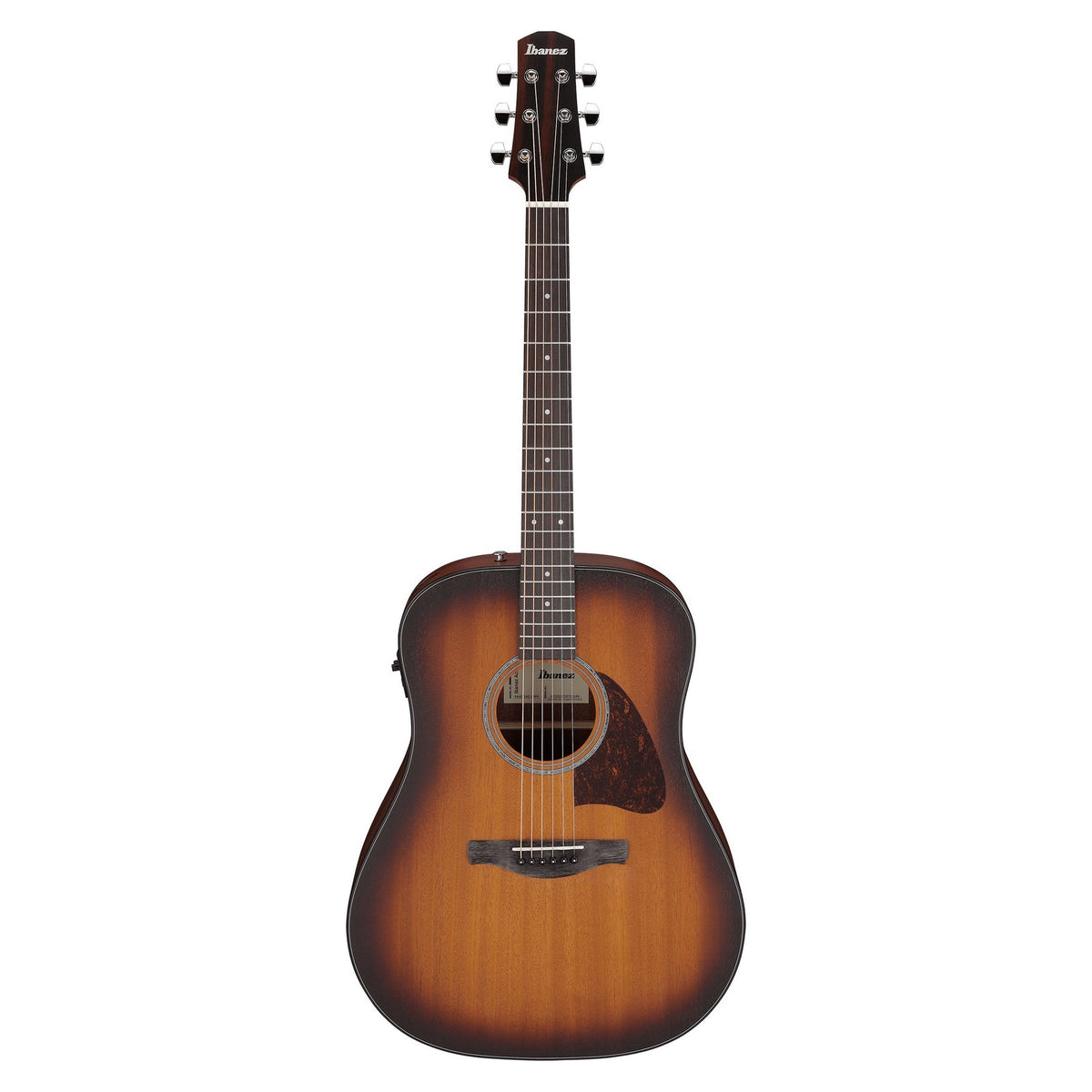 Đàn guitar acoustic điện Ibanez AAD54E màu Open Pore Mahogany Sunburst – mặt trước toàn thân