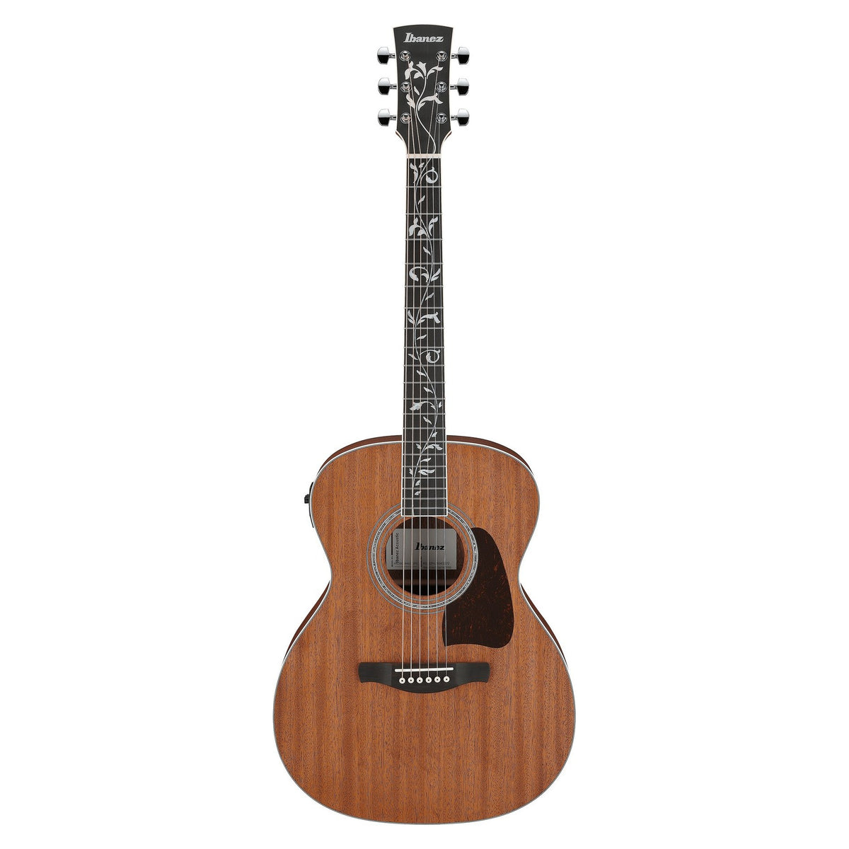 Đàn guitar acoustic điện Ibanez AC390MHE màu Open Pore Natural – mặt trước toàn thân