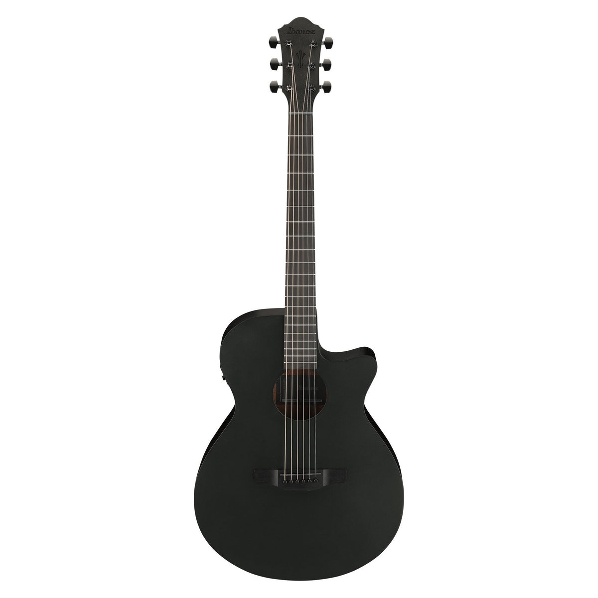 Đàn guitar acoustic điện Ibanez AEG621 màu Black Out – mặt trước toàn thân
