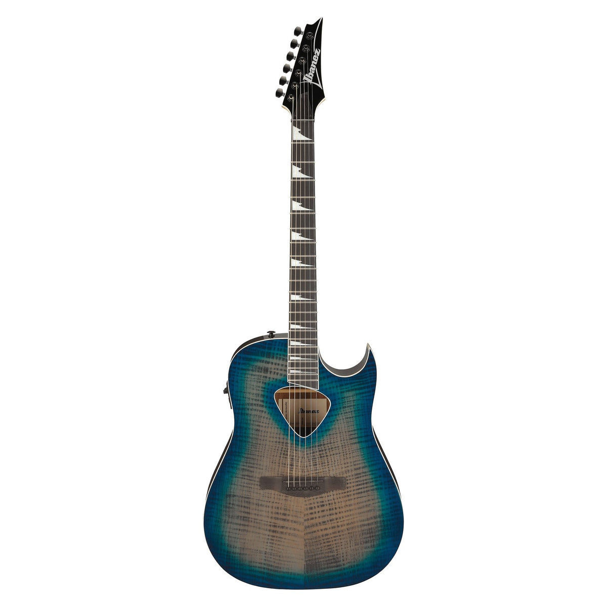 Đàn guitar acoustic điện Ibanez ALT50FA màu Blue Doom Burst – mặt trước toàn thân
