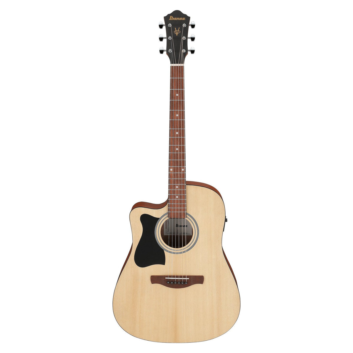 Đàn guitar acoustic điện Ibanez V40CE tay trái - Open Pore Natural – mặt trước toàn thân