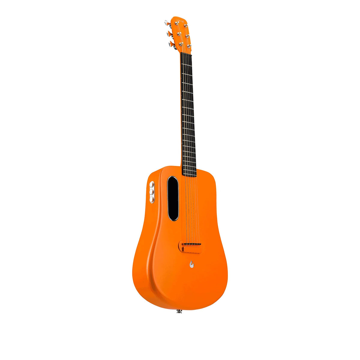 Đàn guitar acoustic điện Lava Me 2 EQ FreeBoost màu Orange – góc nghiêng 3/4 toàn thân