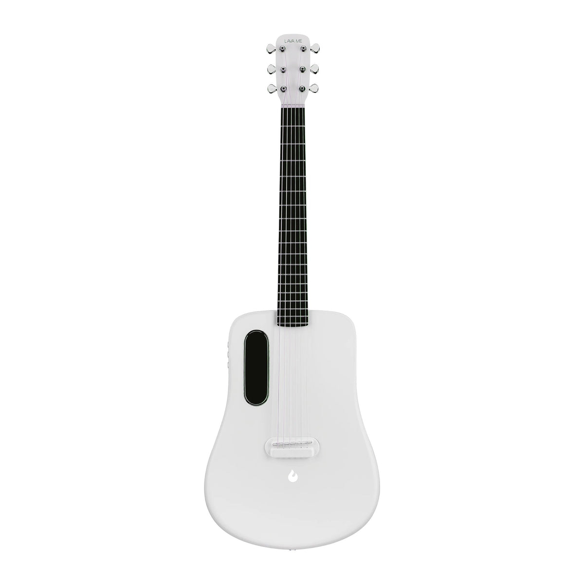 Đàn guitar acoustic điện Lava Me 2 EQ FreeBoost màu White – mặt trước toàn thân