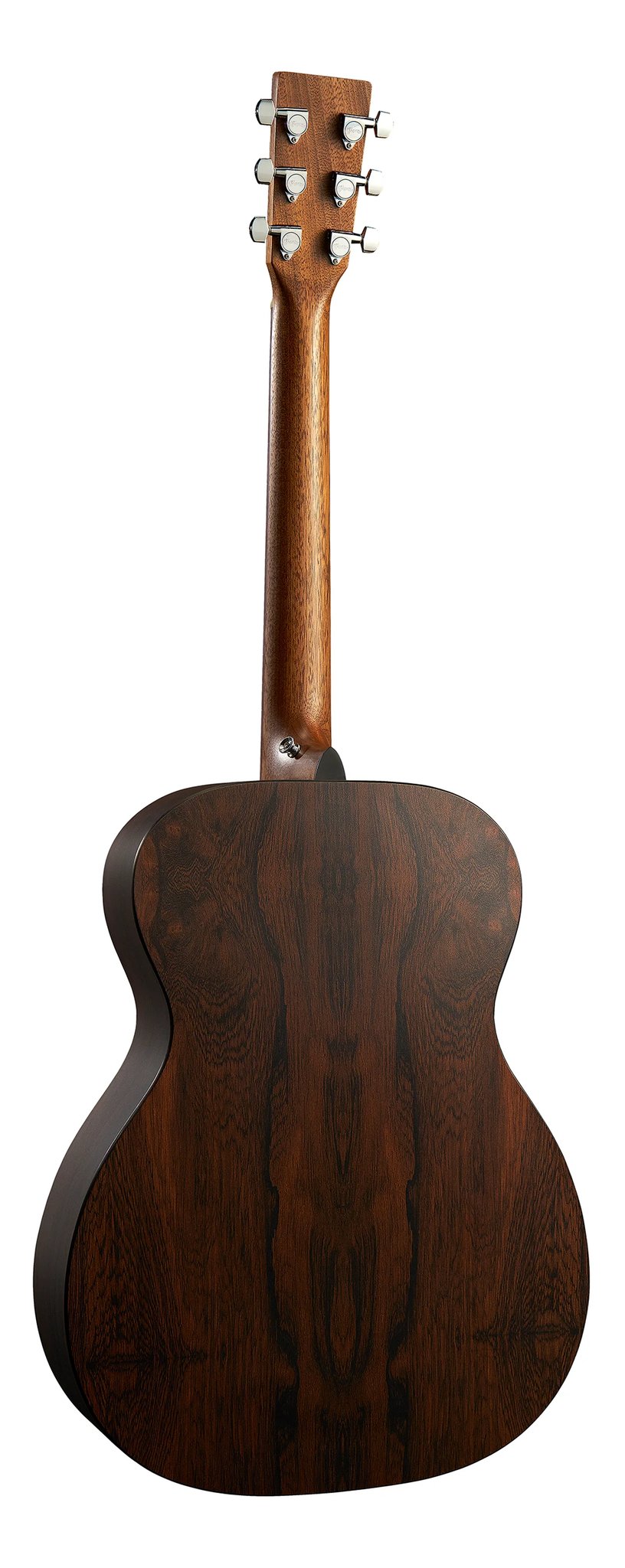 Đàn guitar acoustic điện Martin 000-X2E Brazilian Burst Special màu Vintage Burst – mặt lưng toàn thân