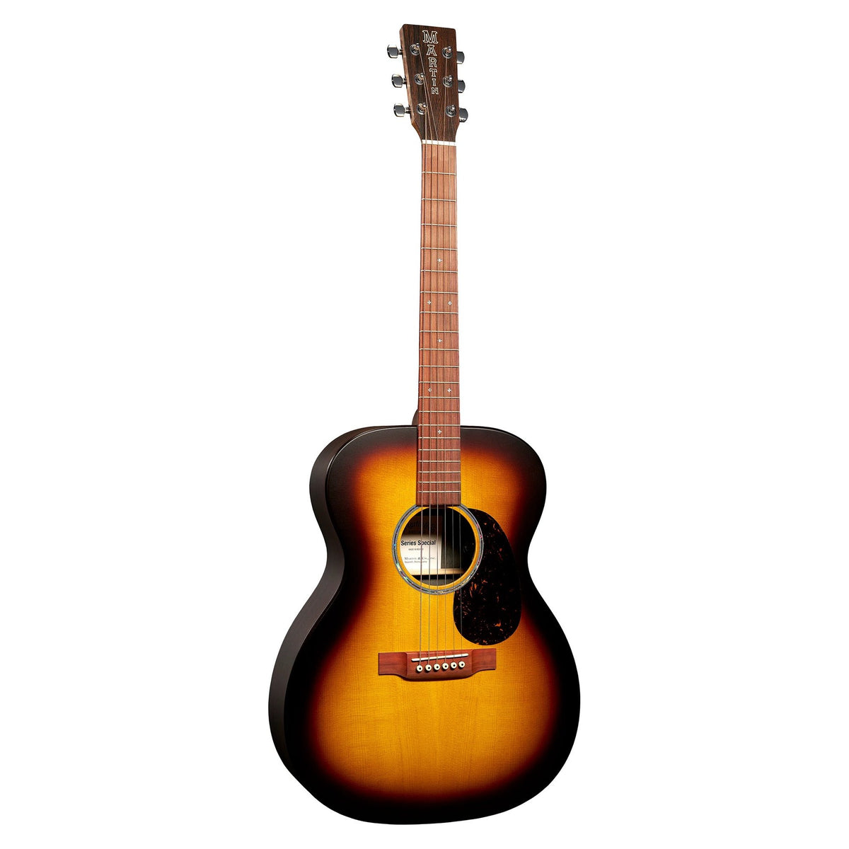 Đàn guitar acoustic điện Martin 000-X2E Brazilian Burst Special màu Vintage Burst – mặt trước toàn thân