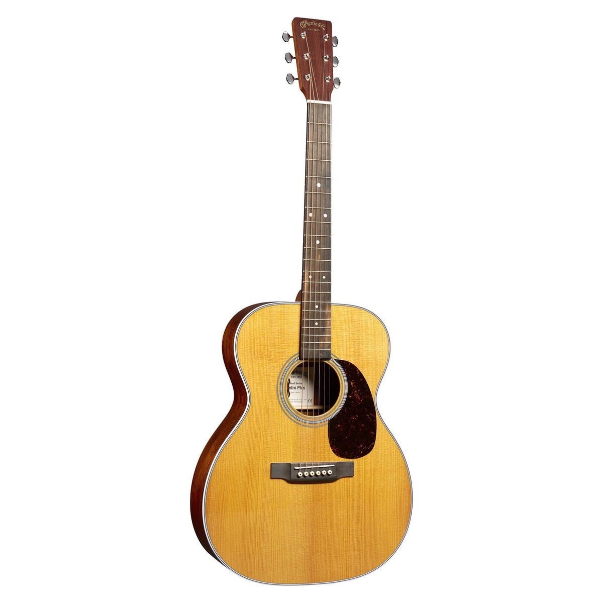 Đàn guitar acoustic điện Martin 000E Retro Plus Granadillo màu Aging Toner – mặt trước toàn thân