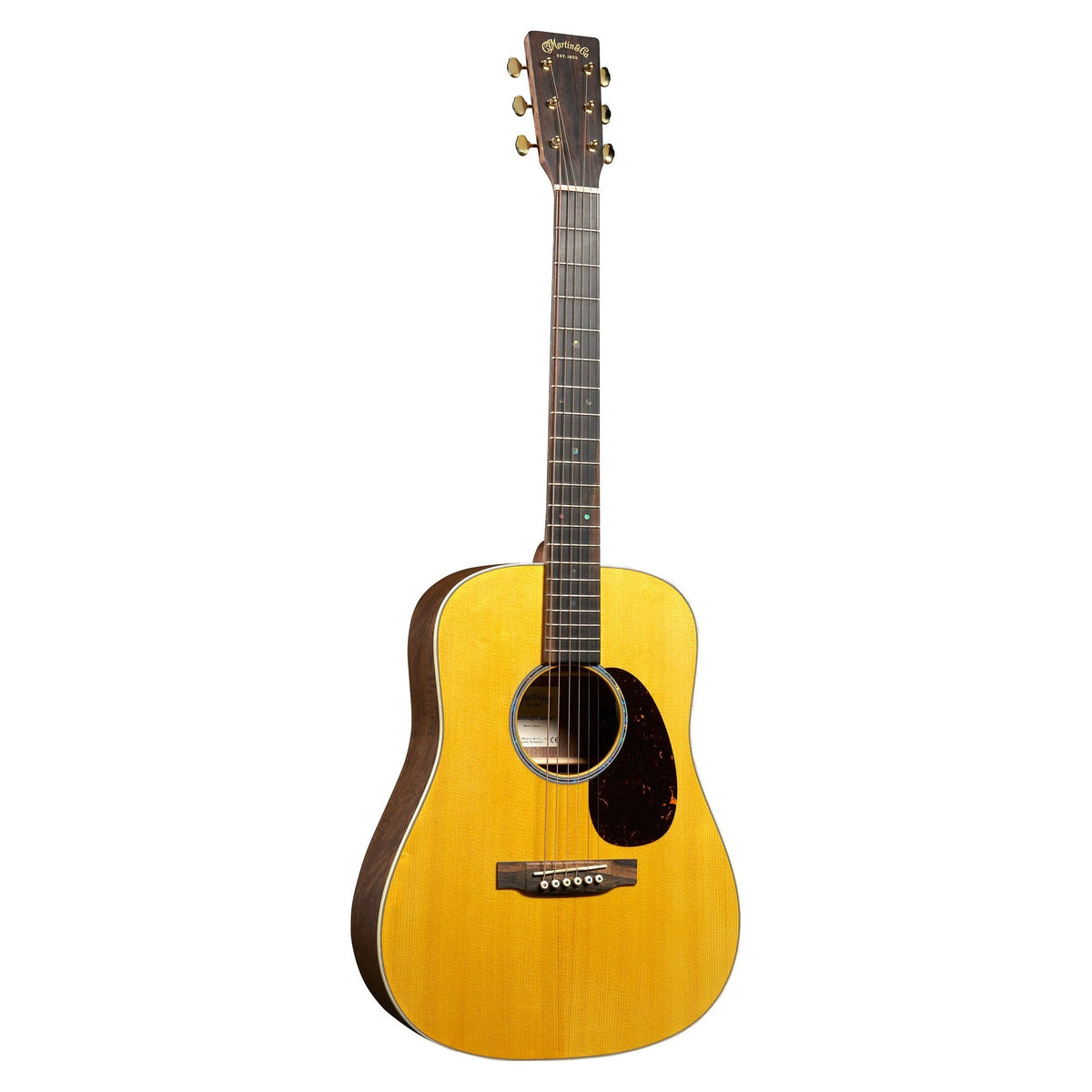 Đàn guitar acoustic điện Martin D Jr E Walnut màu Aging Toner – mặt trước toàn thân