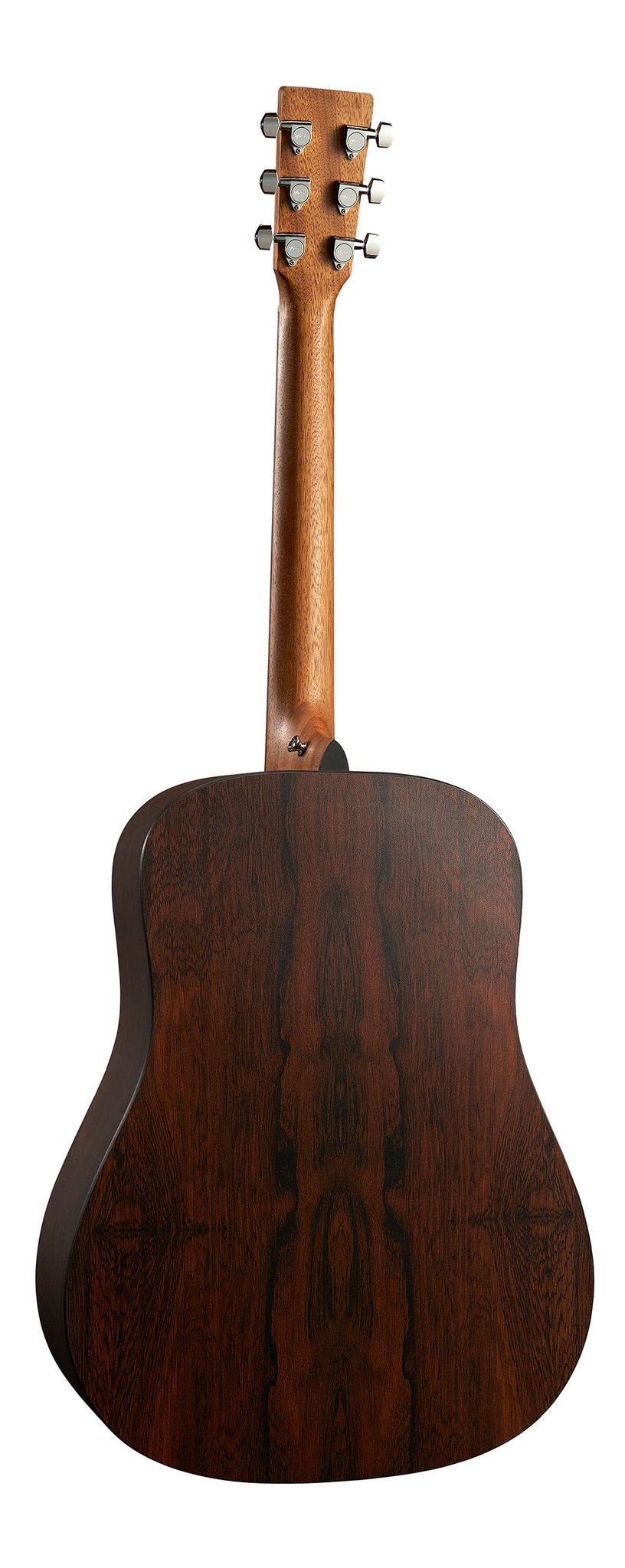 Đàn guitar acoustic điện Martin D-X2E Brazilian Burst Special màu Vintage Burst – mặt lưng toàn thân