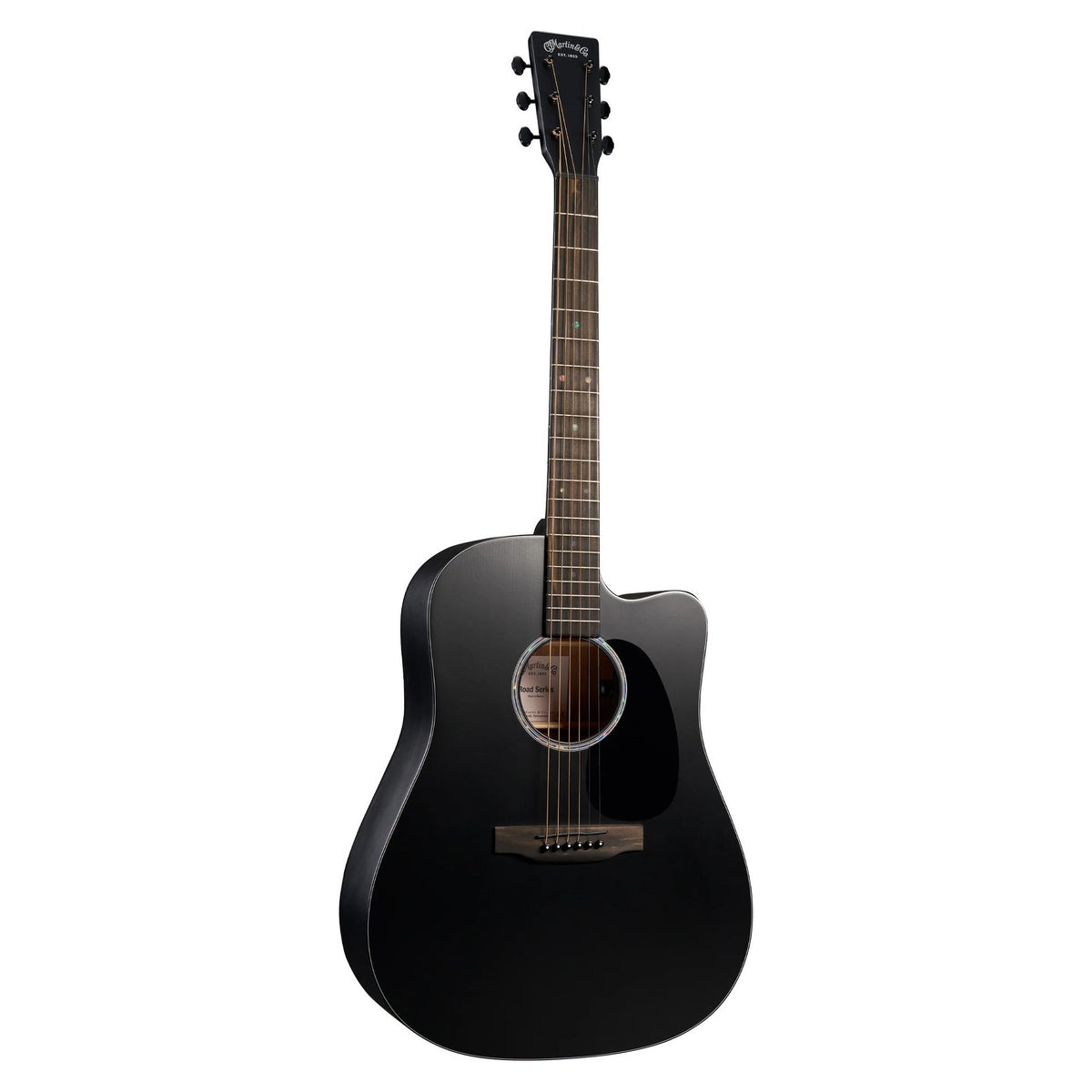 Đàn guitar acoustic điện Martin DC-10E Modern Black màu Black – mặt trước toàn thân