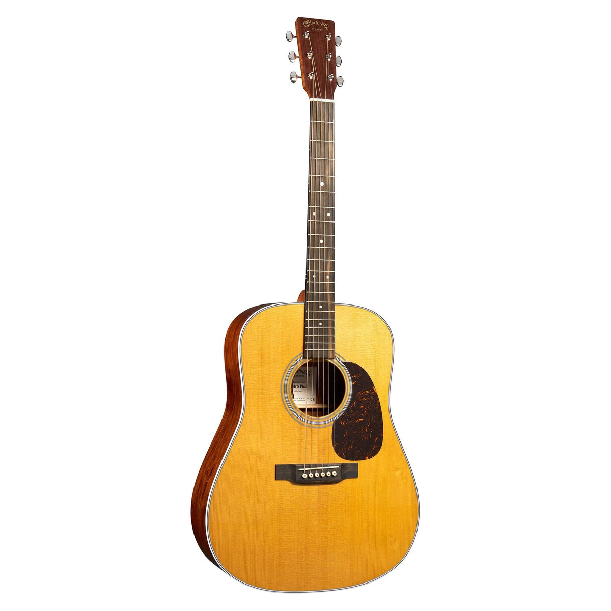 Đàn guitar acoustic điện Martin DE Retro Plus Granadillo màu Aging Toner – mặt trước toàn thân
