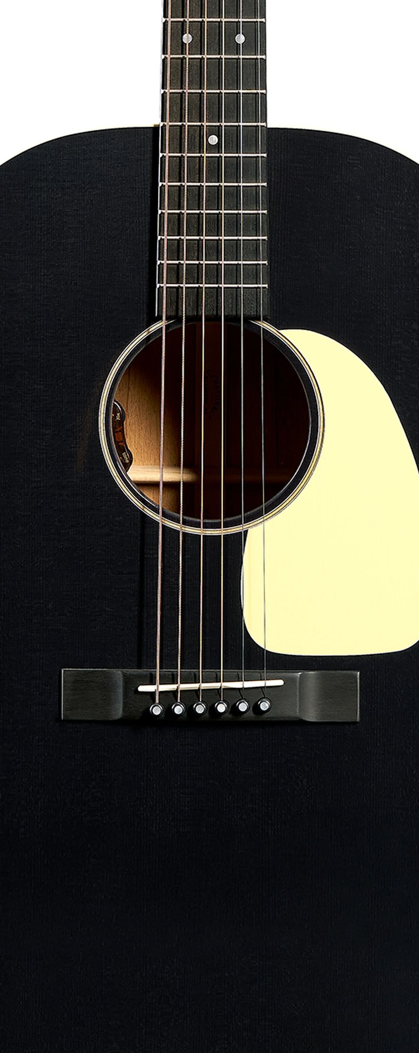 Đàn guitar acoustic điện Martin DSS-16E màu Black Smoke – cận thùng đàn mặt trước
