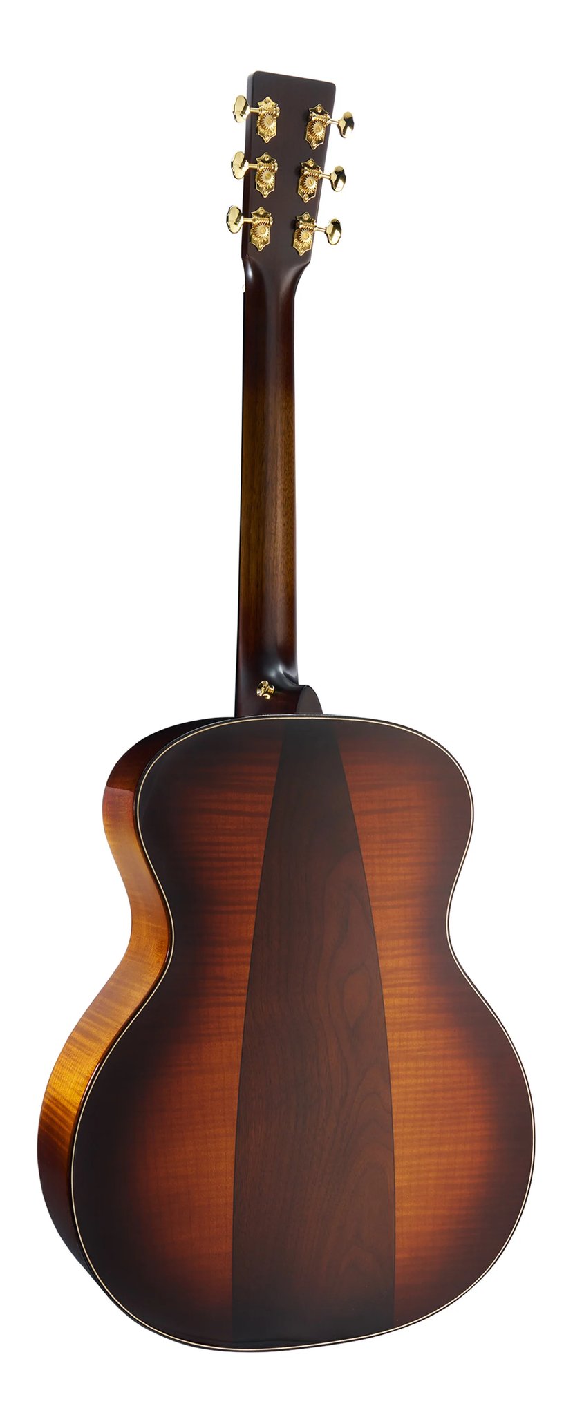 Đàn guitar acoustic điện Martin GPE Inception Maple màu Amber Fade Sunburst – mặt lưng toàn thân
