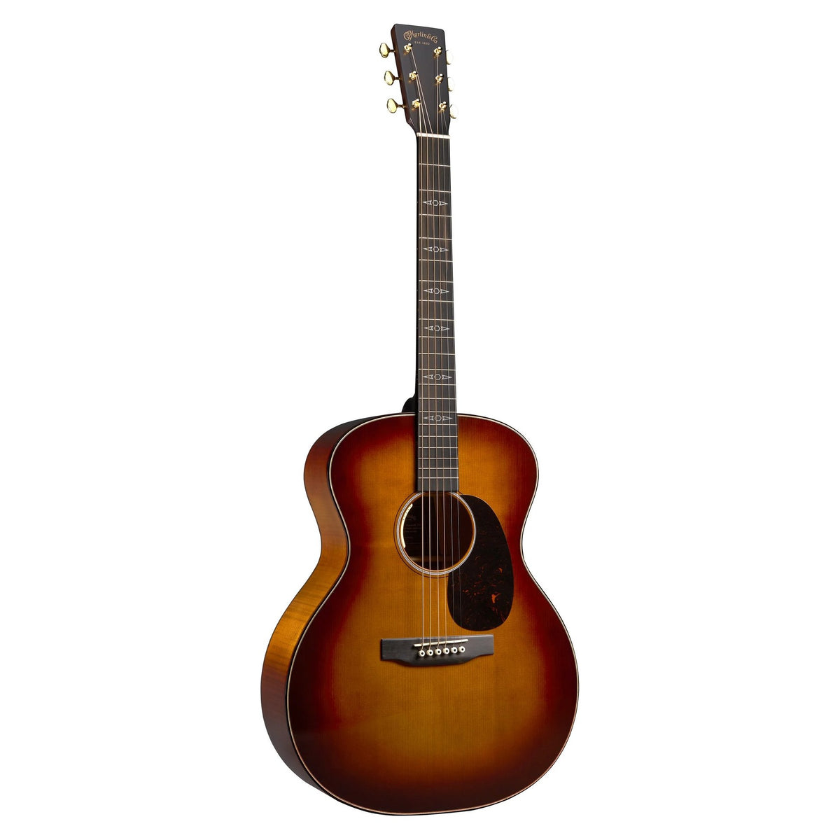 Đàn guitar acoustic điện Martin GPE Inception Maple màu Amber Fade Sunburst – mặt trước toàn thân