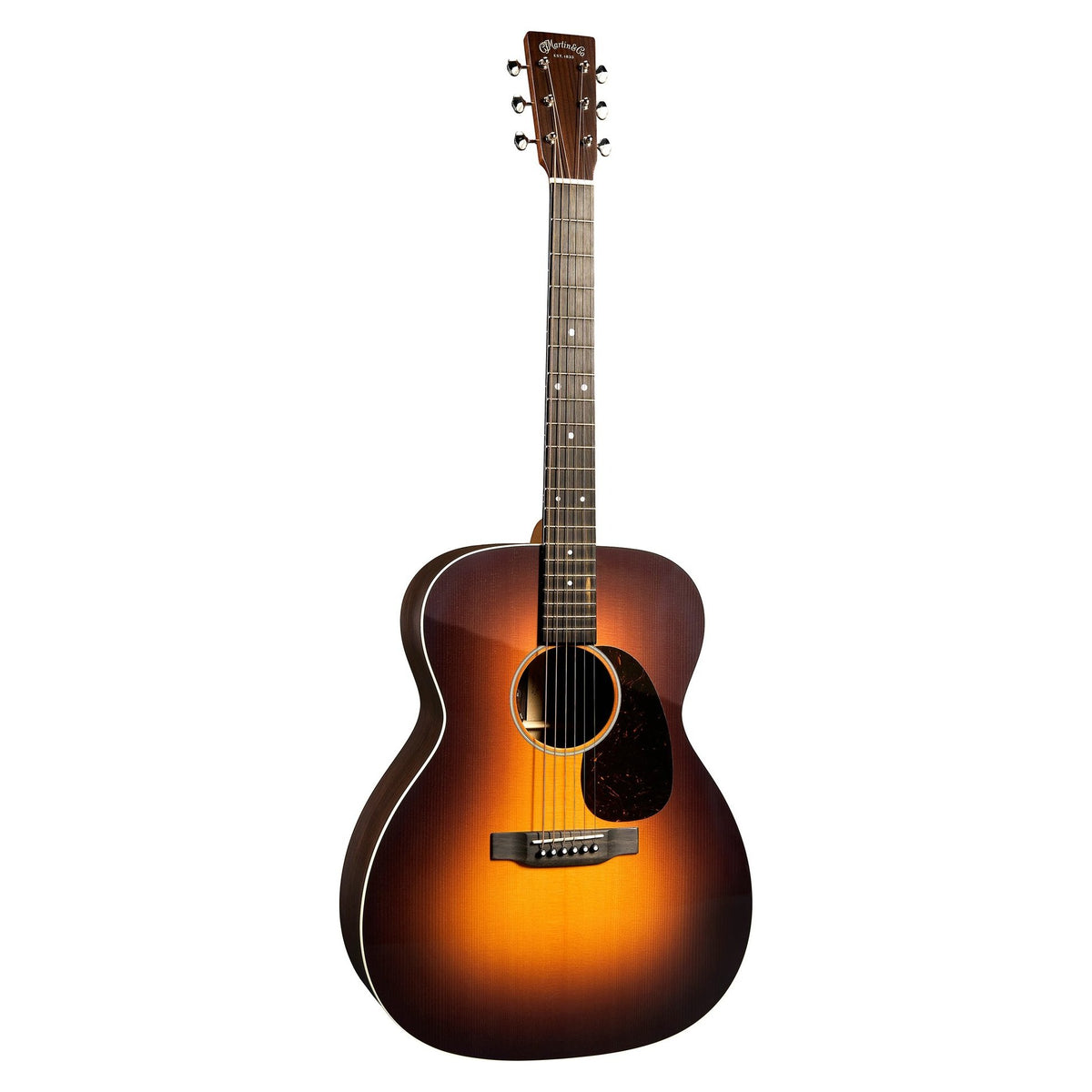 Đàn guitar acoustic điện Martin J-16E màu 1935 Burst – mặt trước toàn thân