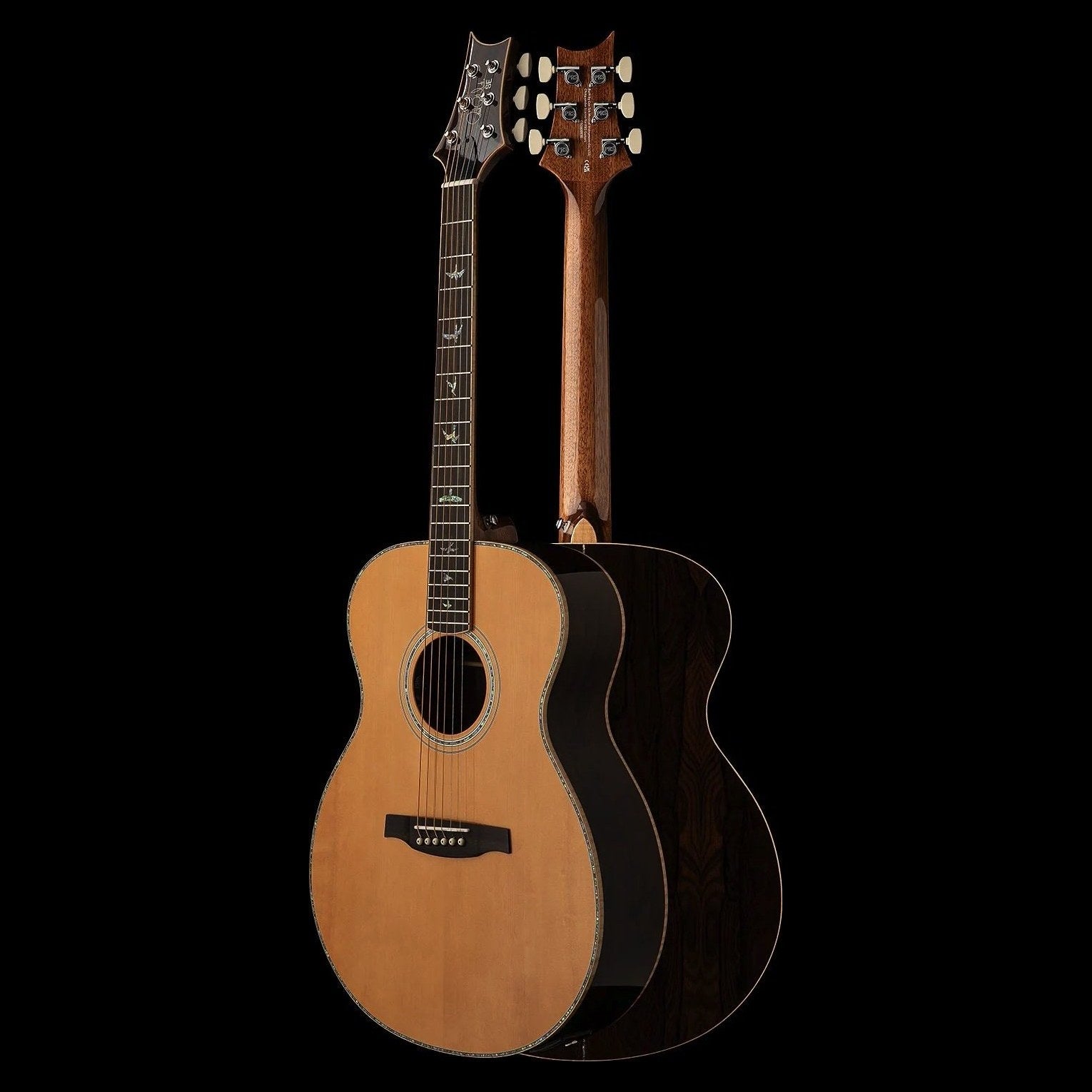 Đàn guitar acoustic điện PRS SE T60E màu Natural – mặt trước và mặt lưng