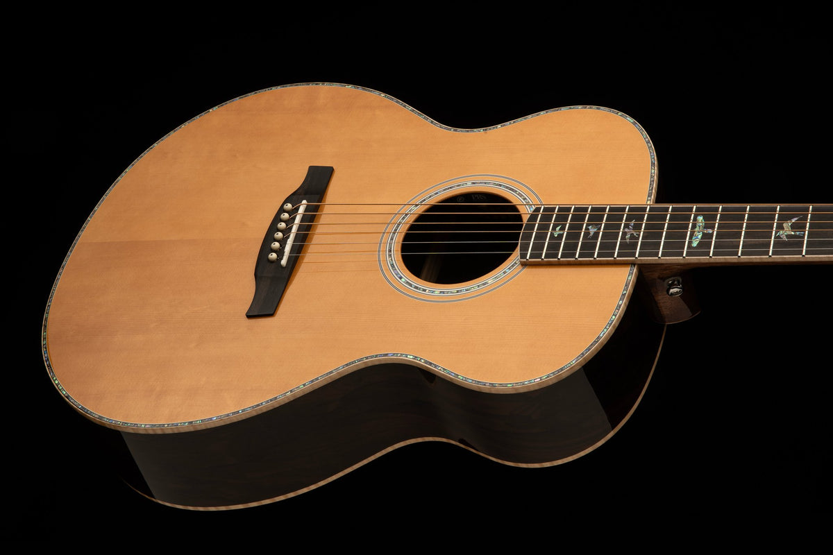 Đàn guitar acoustic điện PRS SE T60E màu Natural – thùng đàn chụp nghiêng