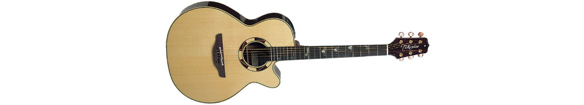 Đàn guitar acoustic điện Takamine DSF48C màu Natural sơn bóng – ảnh chính hãng chụp nằm ngang