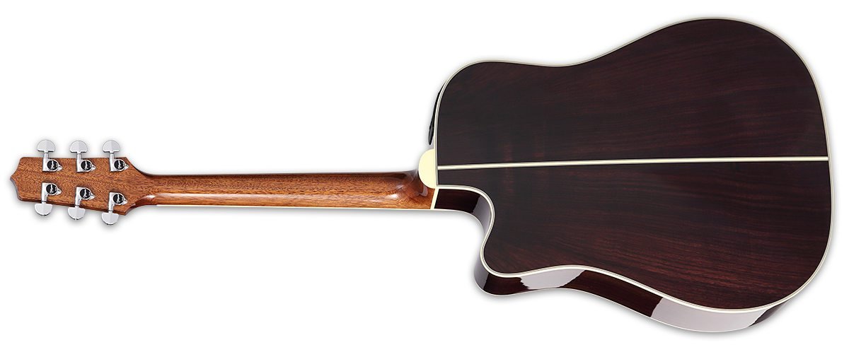 Đàn guitar acoustic điện Takamine EF360SC-TT màu Natural sơn bóng – mặt lưng toàn thân