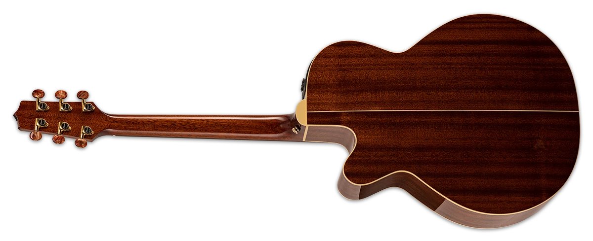 Đàn guitar acoustic điện Takamine FSF40C màu Natural sơn bóng – mặt lưng toàn thân