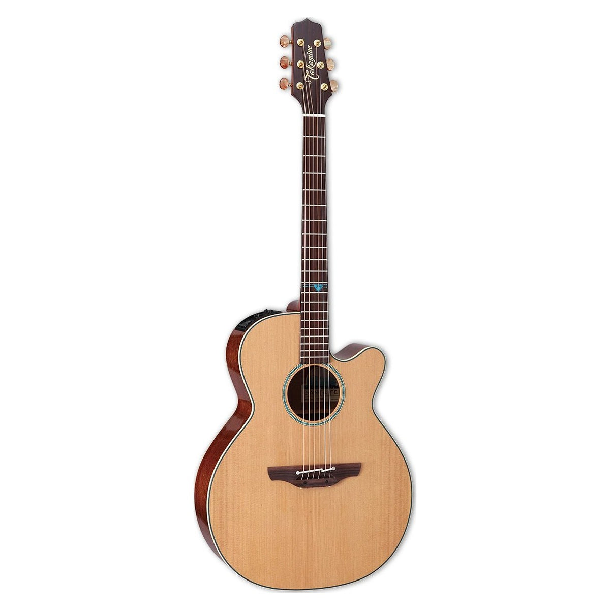 Đàn guitar acoustic điện Takamine FSF40C màu Natural sơn bóng – mặt trước toàn thân