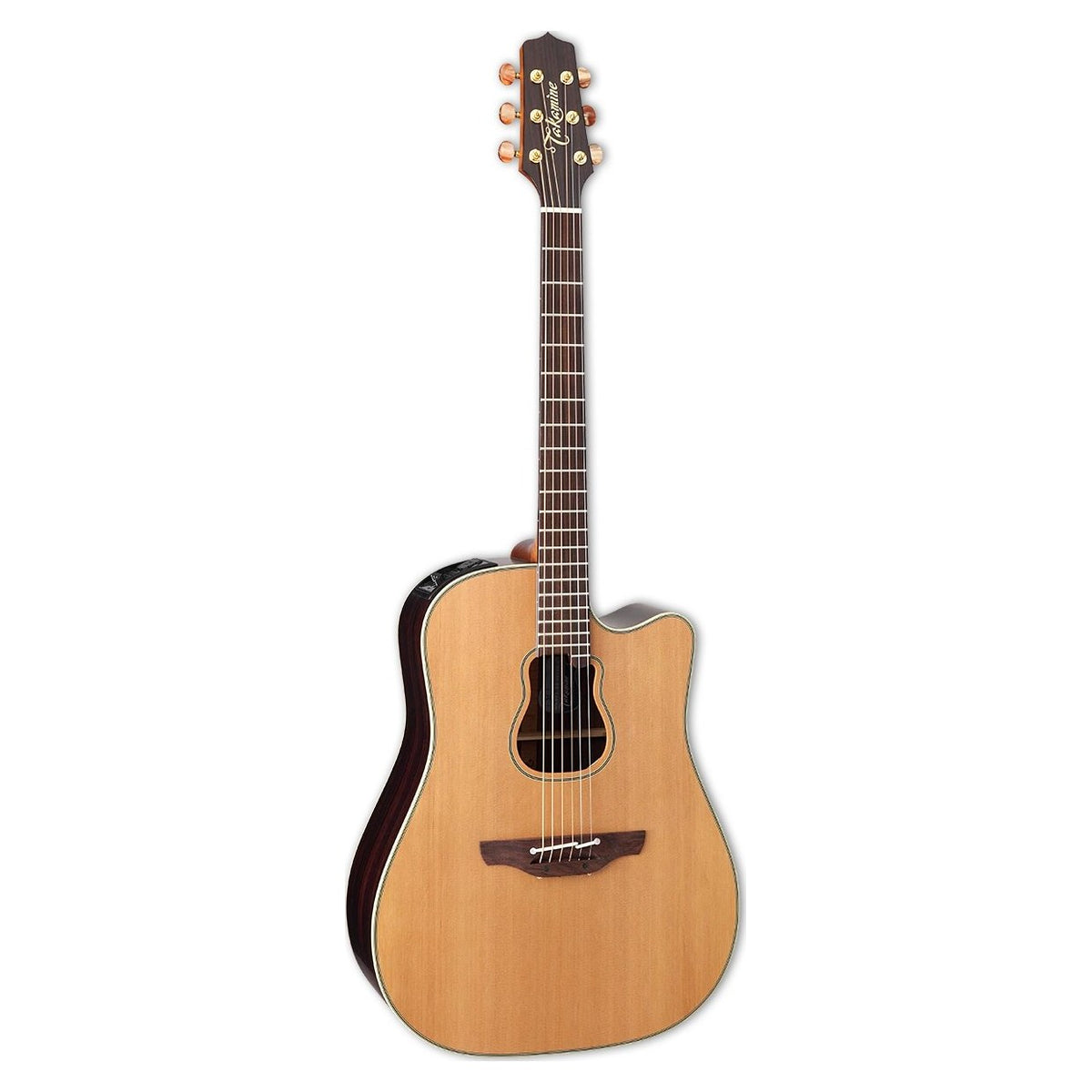 Đàn guitar acoustic điện Takamine GB7C màu Satin Natural – mặt trước toàn thân