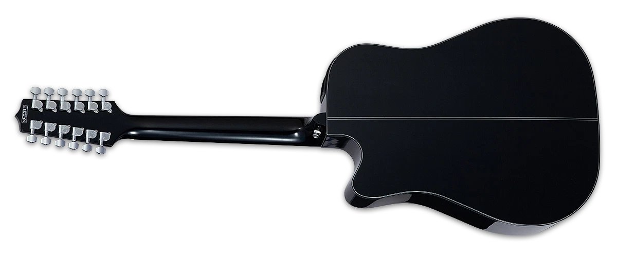 Đàn guitar acoustic điện Takamine GD30CE-12 màu Black – mặt lưng toàn thân