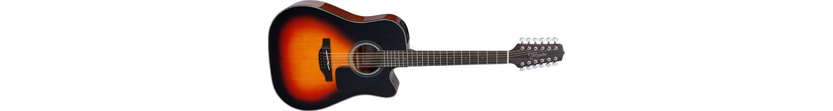 Đàn guitar acoustic điện Takamine GD30CE-12 màu Brown Sunburst – ảnh chính hãng chụp nằm ngang