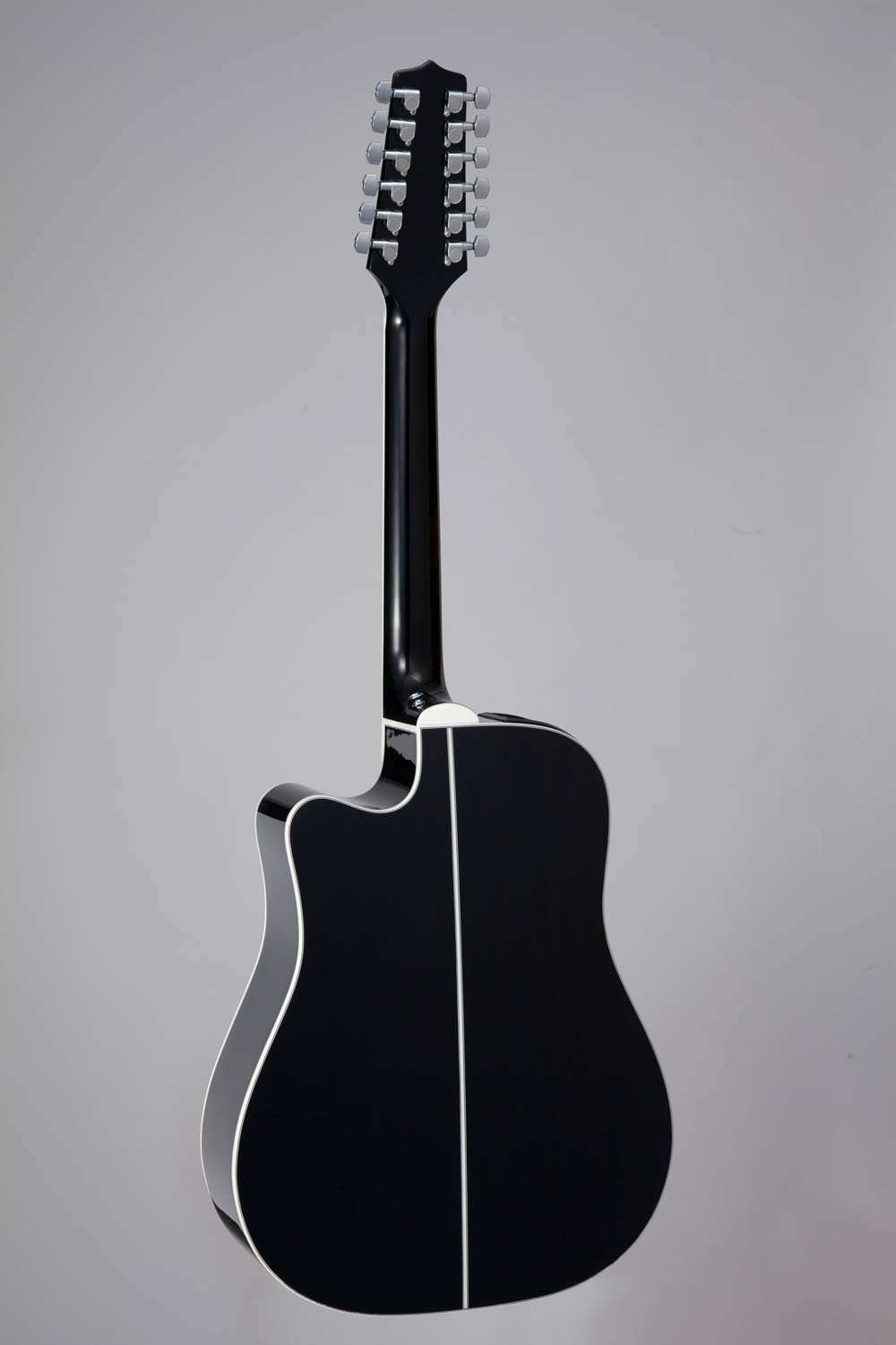 Đàn guitar acoustic điện Takamine GD38CE màu Black – mặt lưng toàn thân
