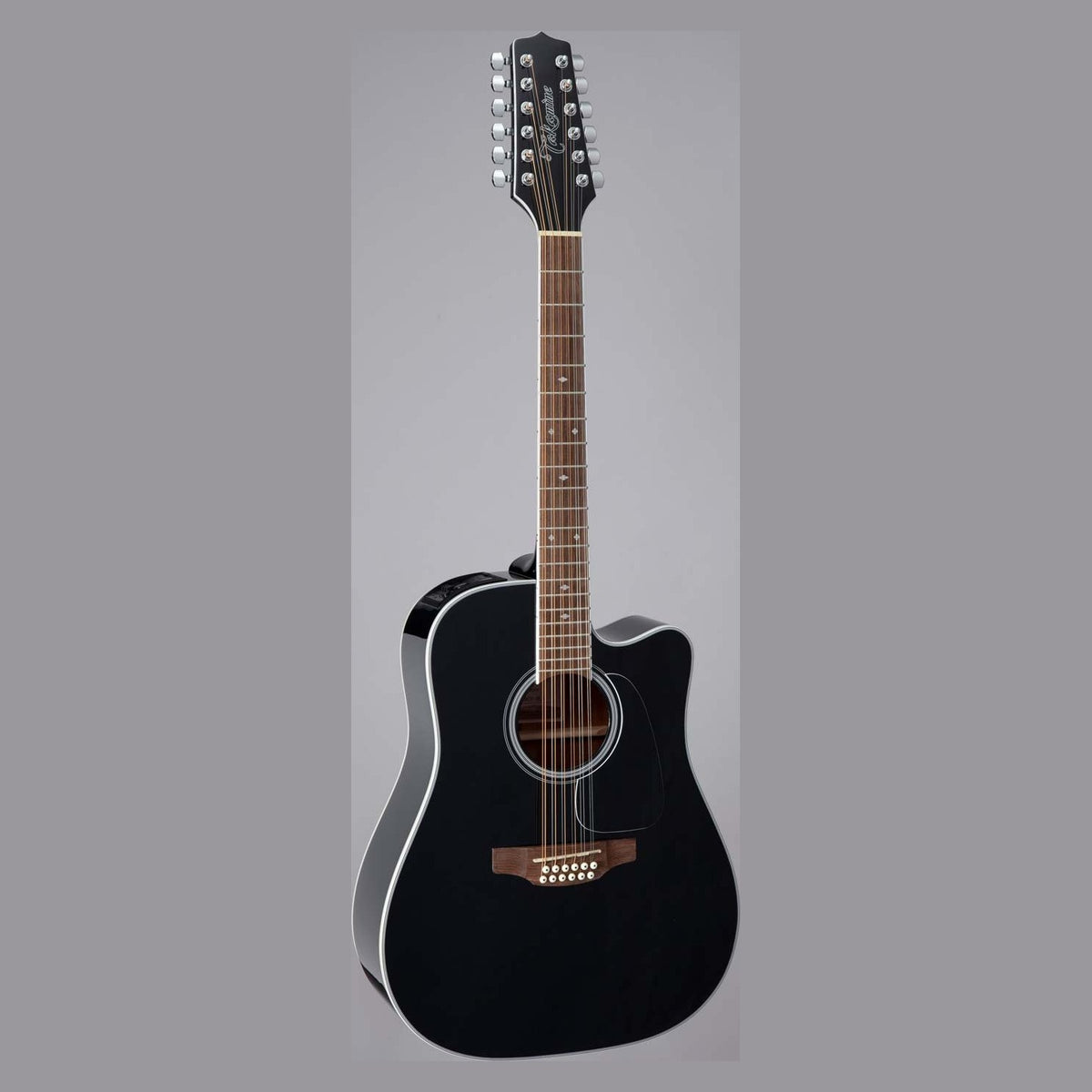 Đàn guitar acoustic điện Takamine GD38CE màu Black – mặt trước toàn thân