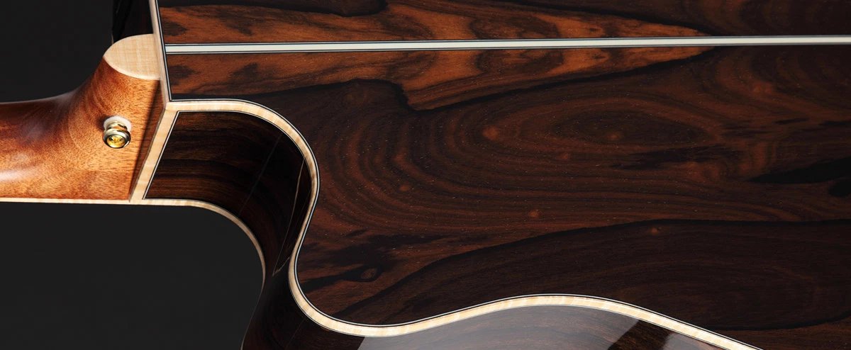 Đàn guitar acoustic điện Takamine GD90CE-ZC màu Natural – cận vân gỗ mặt lưng