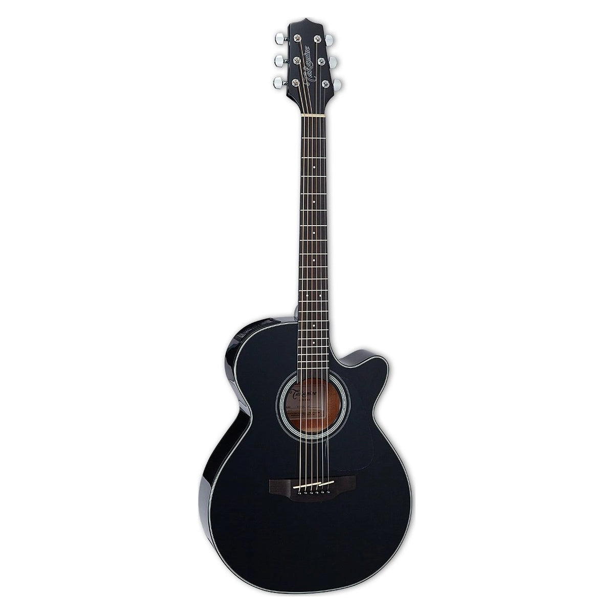 Đàn guitar acoustic điện Takamine GF30CE màu Black – mặt trước toàn thân