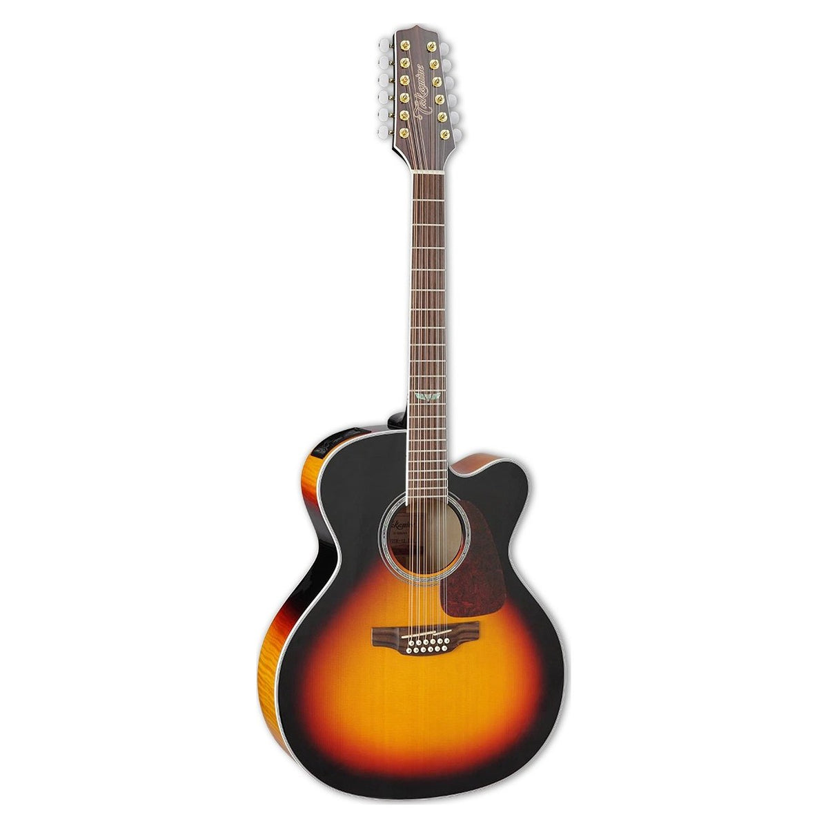 Đàn guitar acoustic điện Takamine GJ72CE-12 màu Brown Sunburst – mặt trước toàn thân