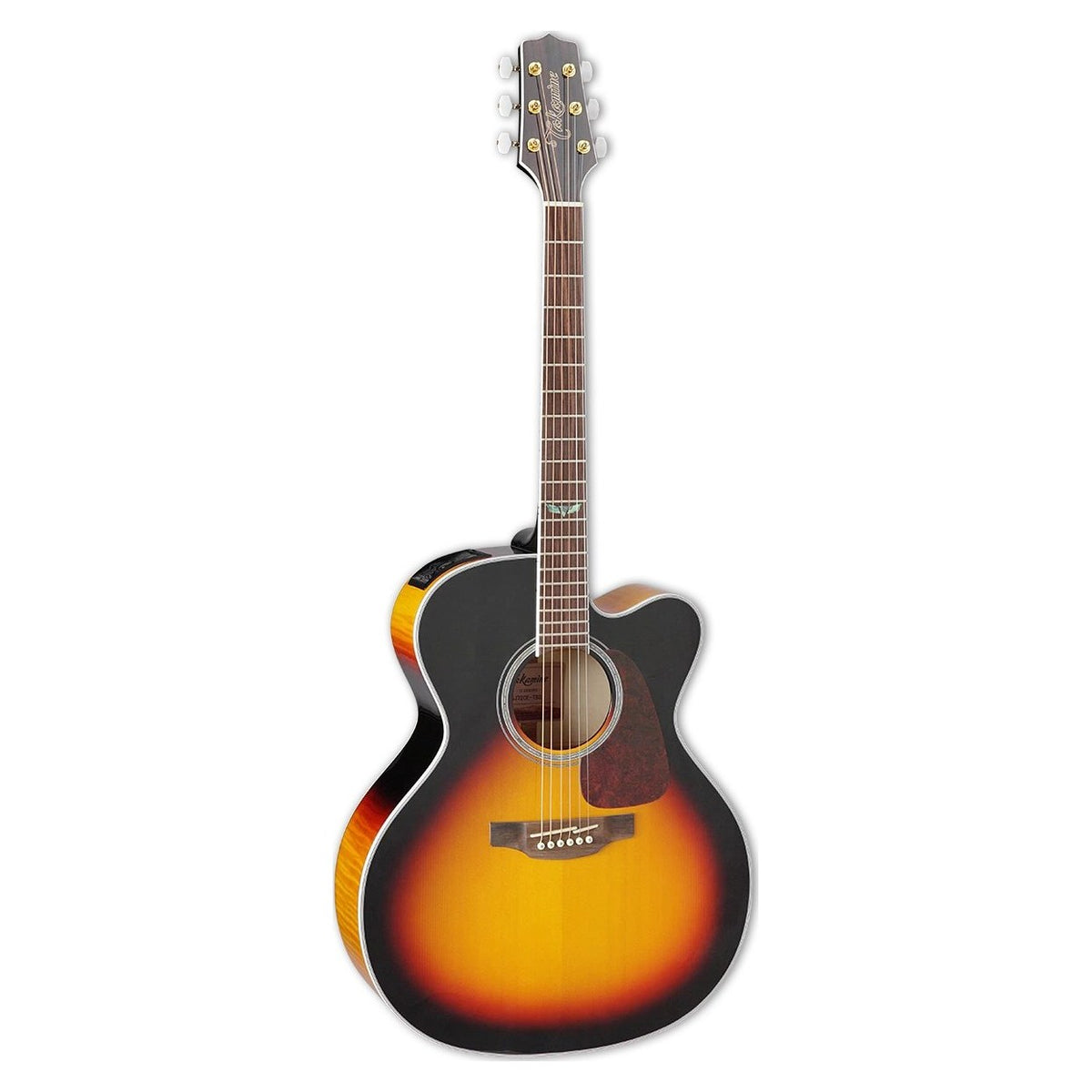 Đàn guitar acoustic điện Takamine GJ72CE màu Brown Sunburst – mặt trước toàn thân