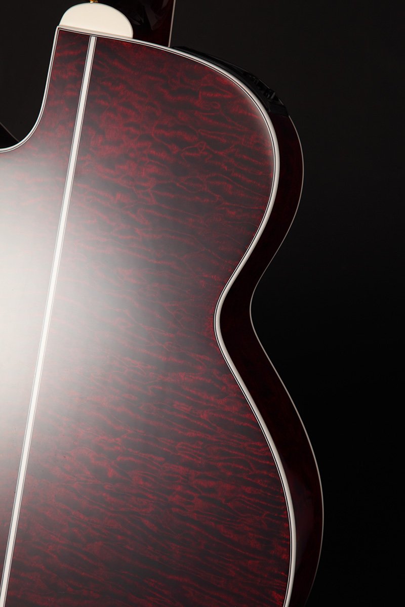 Đàn guitar acoustic điện Takamine GN75CE màu Wine Red – cận vân gỗ mặt lưng