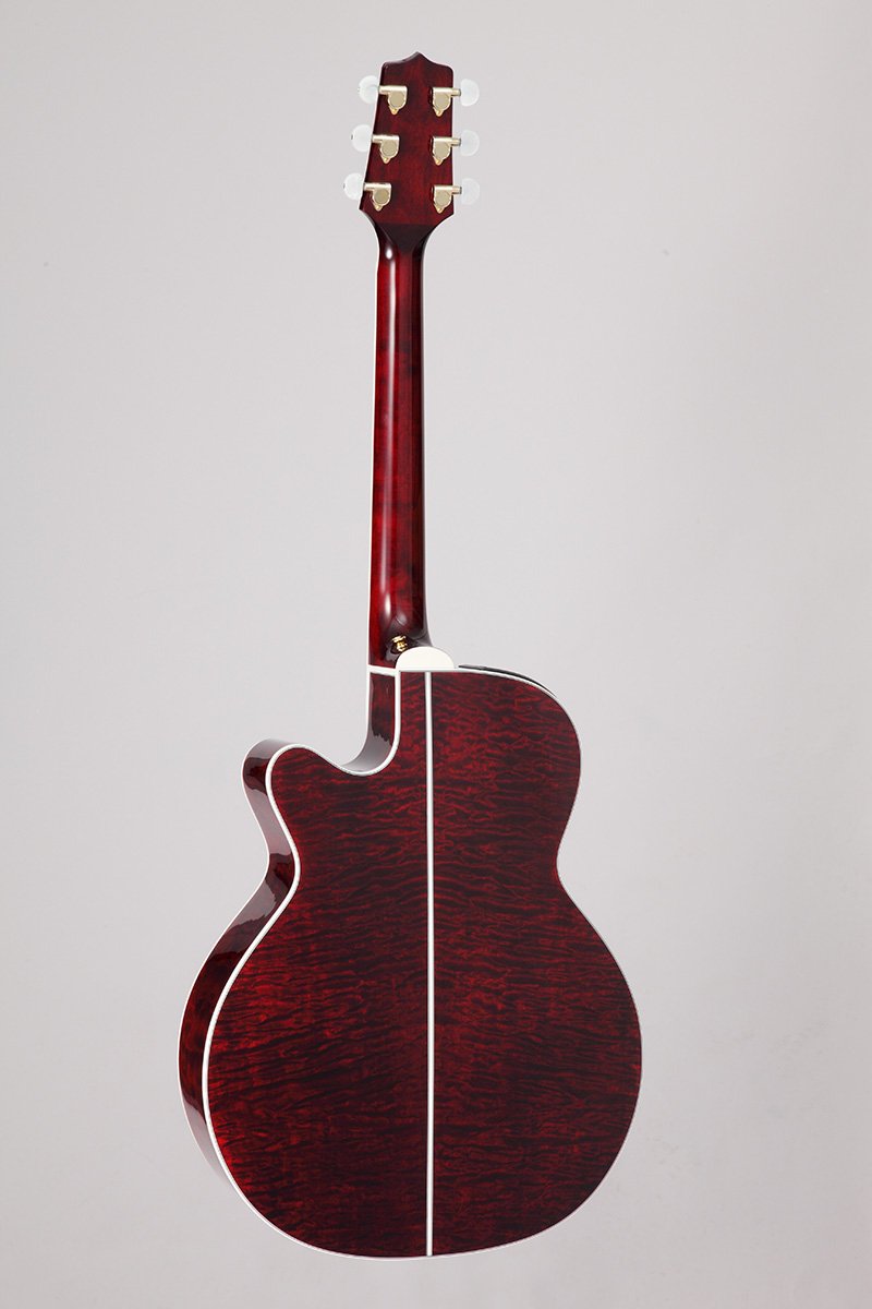Đàn guitar acoustic điện Takamine GN75CE màu Wine Red – mặt lưng toàn thân