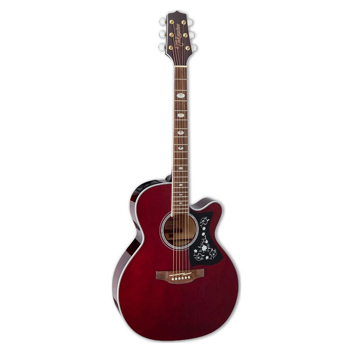 Đàn guitar acoustic điện Takamine GN75CE màu Wine Red – mặt trước toàn thân
