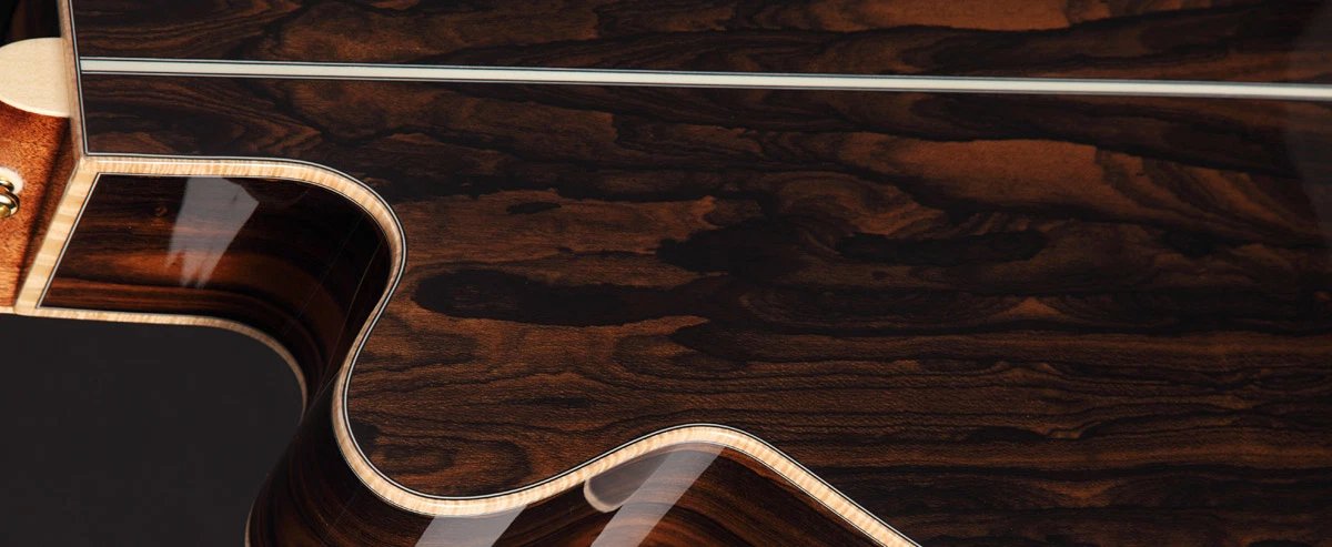Đàn guitar acoustic điện Takamine GN90CE-ZC màu Natural – cận vân gỗ mặt lưng