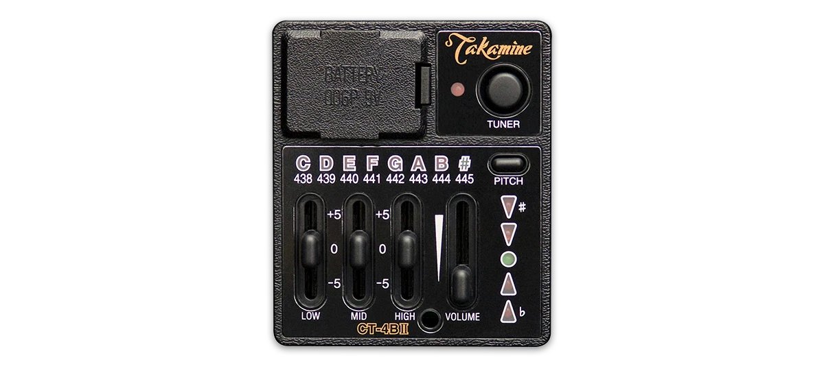 Đàn guitar acoustic điện Takamine KC70 màu Satin Natural – cận bộ EQ / pickup