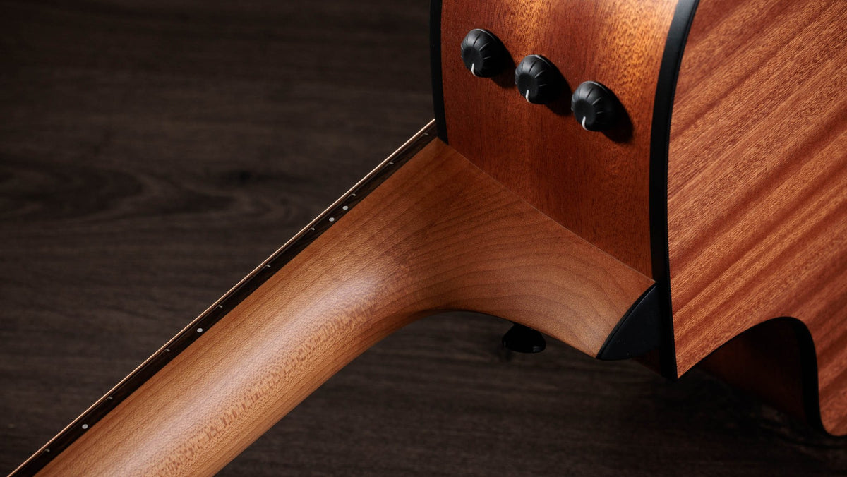 Đàn guitar acoustic điện Taylor 112ce Special Edition Honeyburst màu Honey Sunburst – cận gót cần nối thân đàn