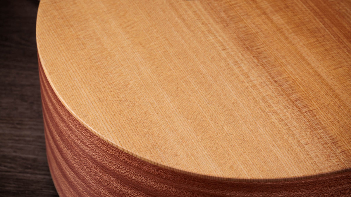 Đàn guitar acoustic điện Taylor 14ce màu Natural – cận chi tiết hoàn thiện