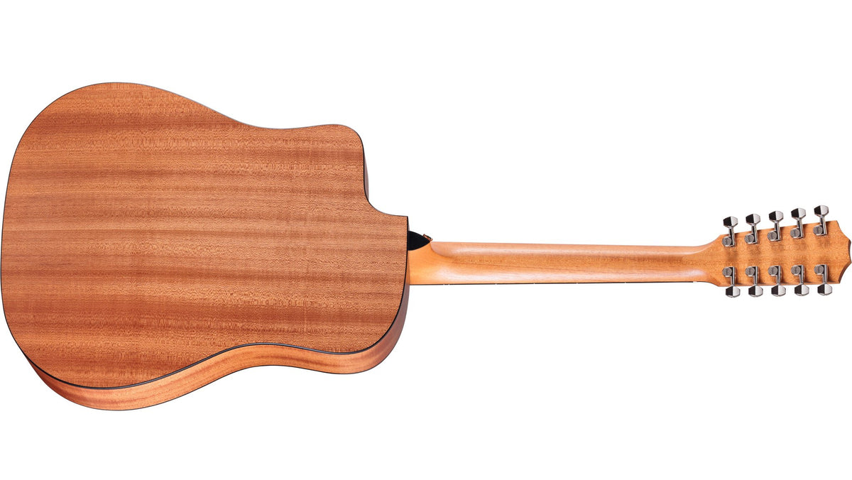 Đàn guitar acoustic điện Taylor 150ce Bajo Quinto màu Natural – mặt lưng toàn thân