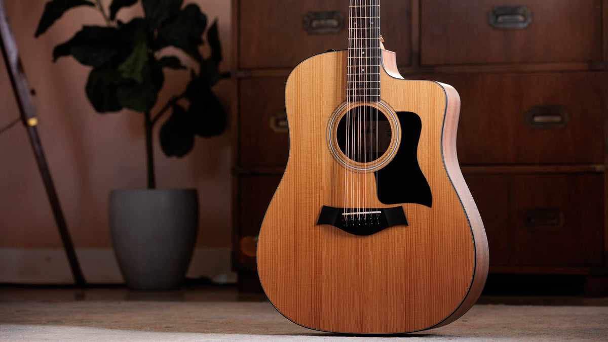 Đàn guitar acoustic điện Taylor 150ce Doce Doble màu Natural – ảnh chụp thực tế