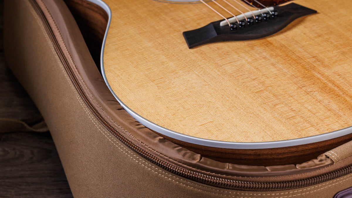 Đàn guitar acoustic điện Taylor 212ce màu Natural – bao đàn đi kèm (góc 2)