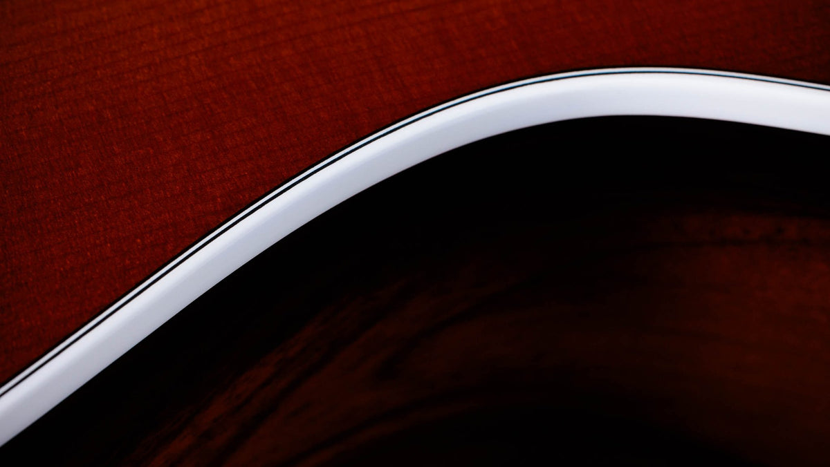 Đàn guitar acoustic điện Taylor 214ce African Ziricote Plus Special Edition màu Shaded Edgeburst – cận hông đàn