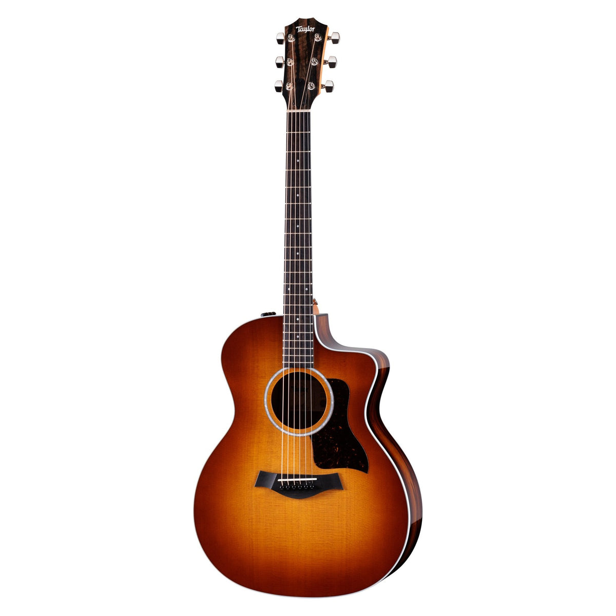 Đàn guitar acoustic điện Taylor 214ce African Ziricote Plus Special Edition màu Shaded Edgeburst – mặt trước toàn thân