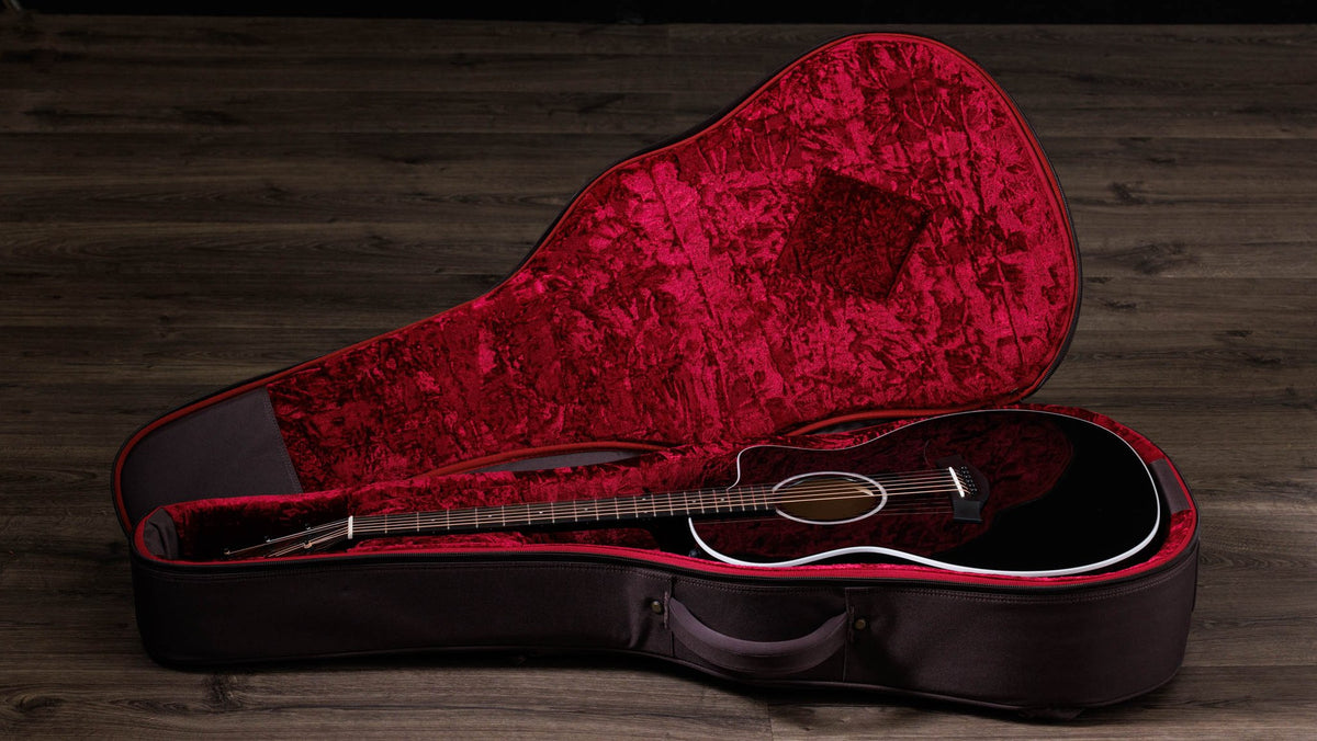 Đàn guitar acoustic điện Taylor 214ce-BLK Plus màu Black – hộp đàn đi kèm